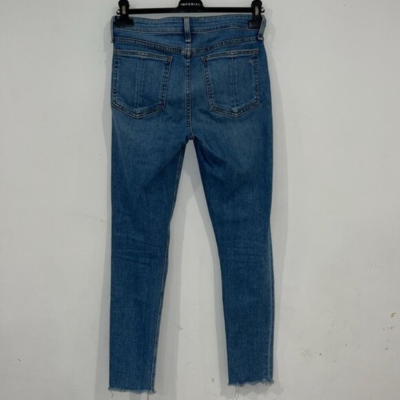 RAG & BONE Blue Cate Mid Rise Ankle Skinny Jeans in Palmer size 27 - Picture 8 of 16